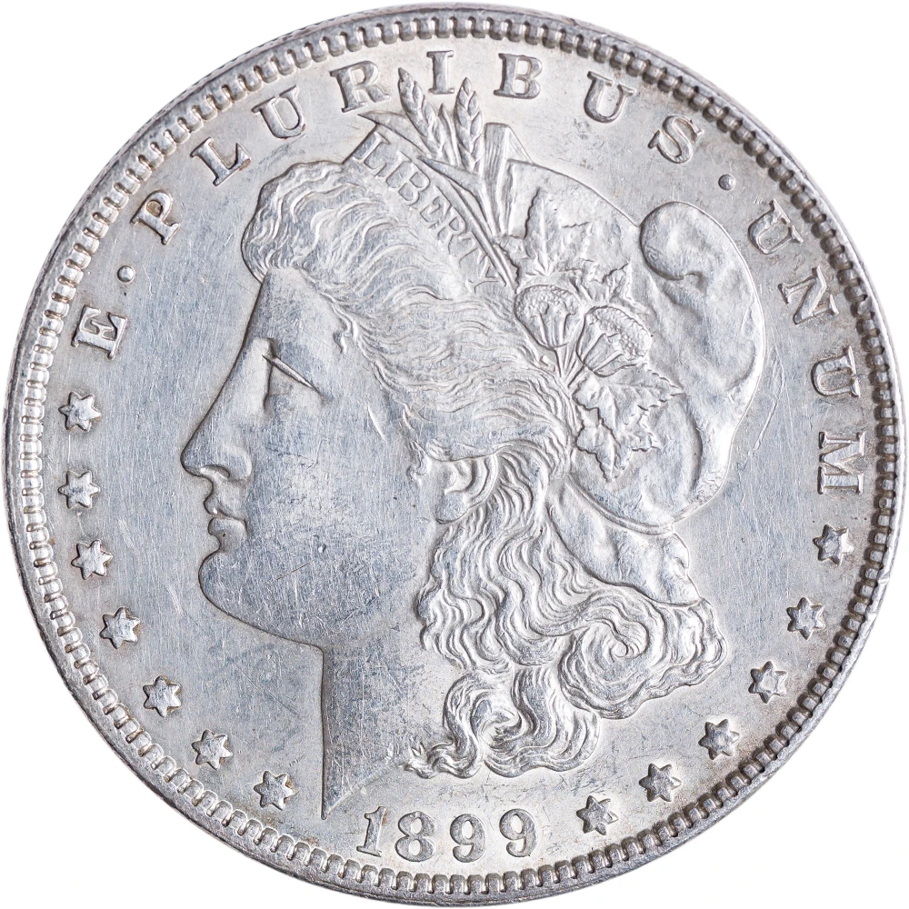 Choice AU-55 1899 Morgan Dollar