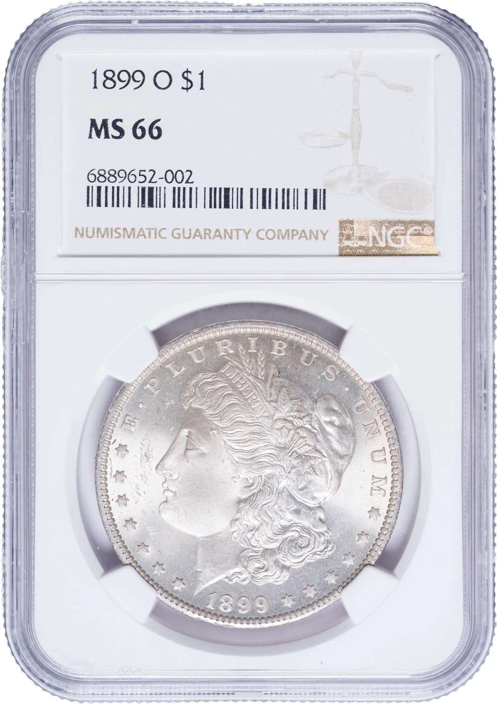 NGC MS-66 1899-O Morgan Dollar