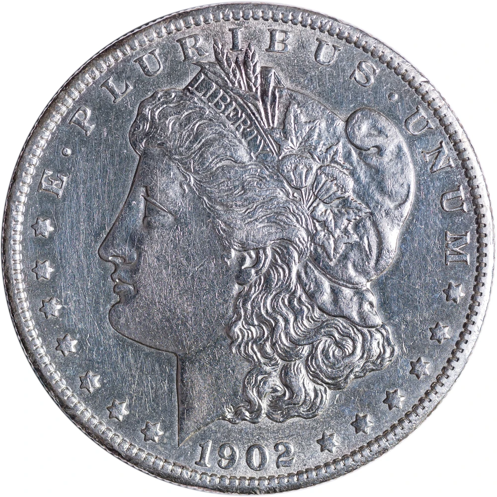 AU-50+ Details 1902-S Morgan Dollar
