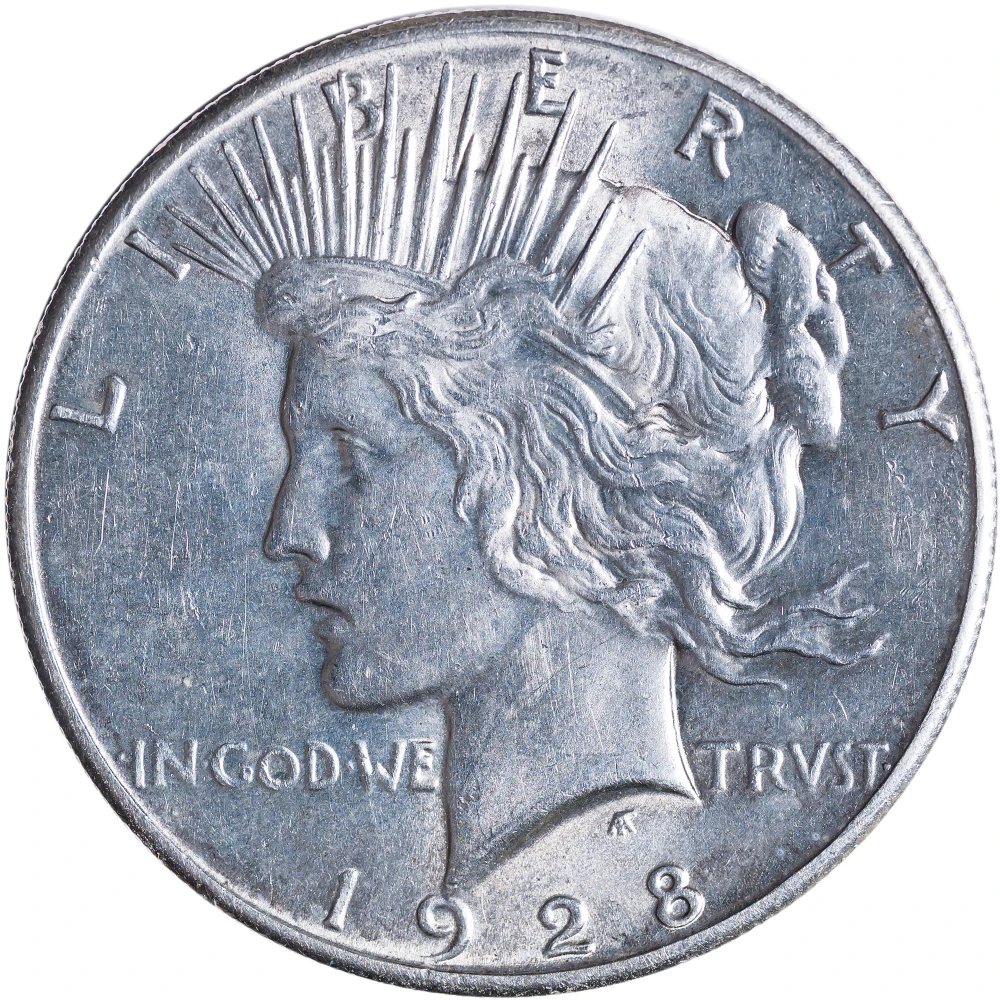 MS-62 1928 Peace Dollar