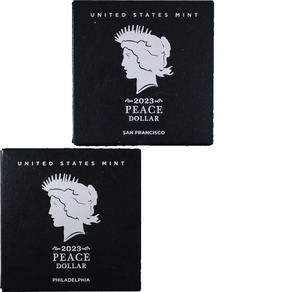 Pair of 2023 Peace Dollars