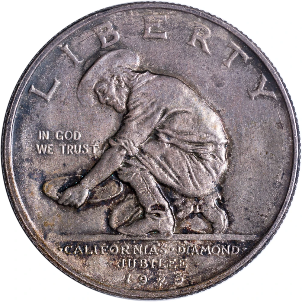 MS-60 1925-S California Half Dollar