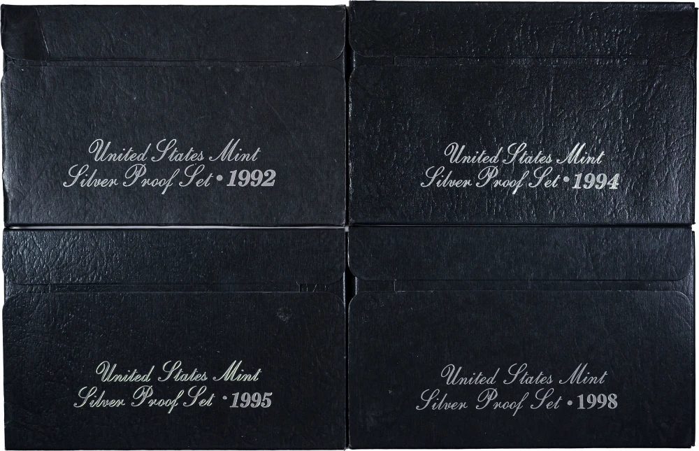 1990s Silver Proof Set Foursome