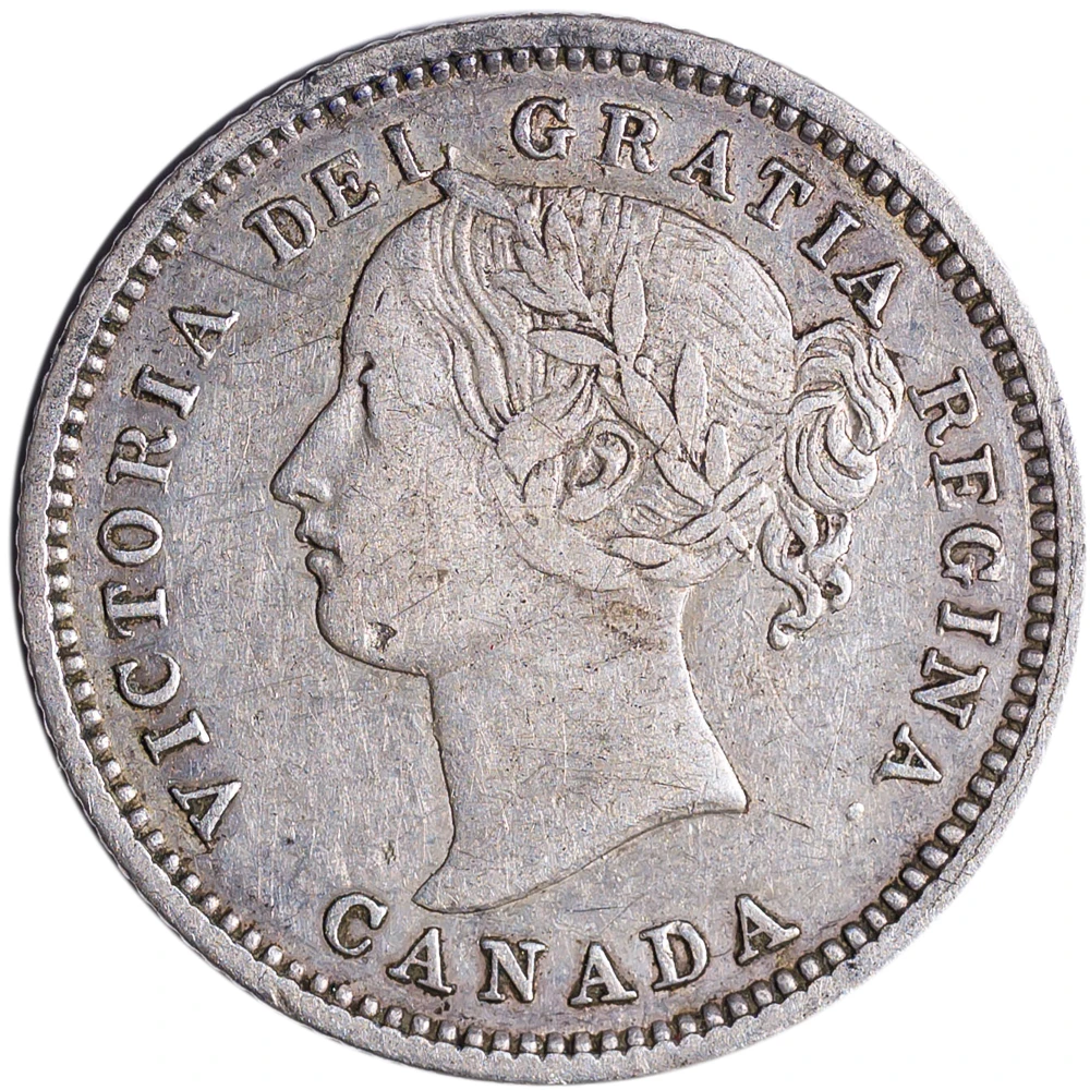 Canada. EF-40 1871 Ten-Cents