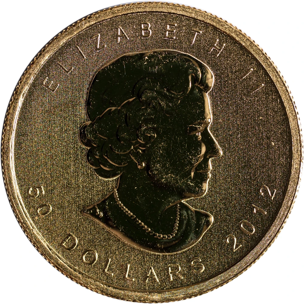 Canada. 2012 1 Ounce Gold Maple Leaf