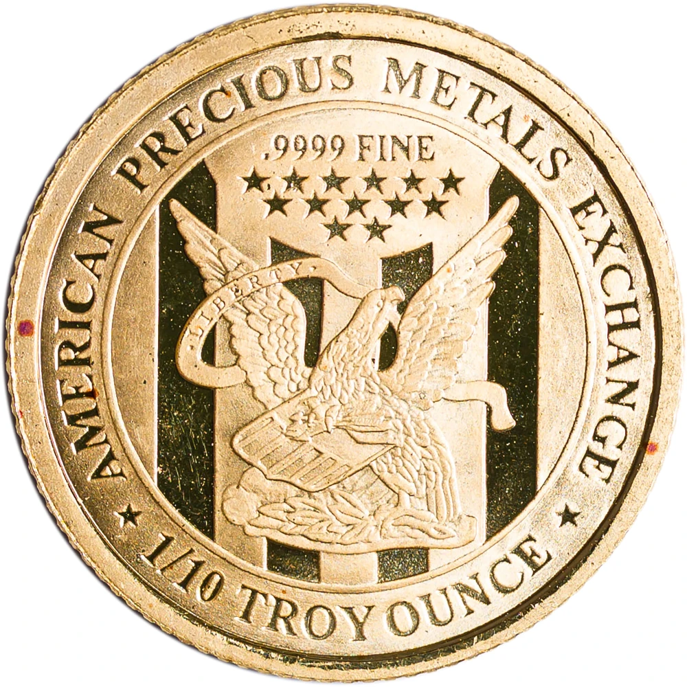 Gem BU APMEX 1/10th Ounce Gold