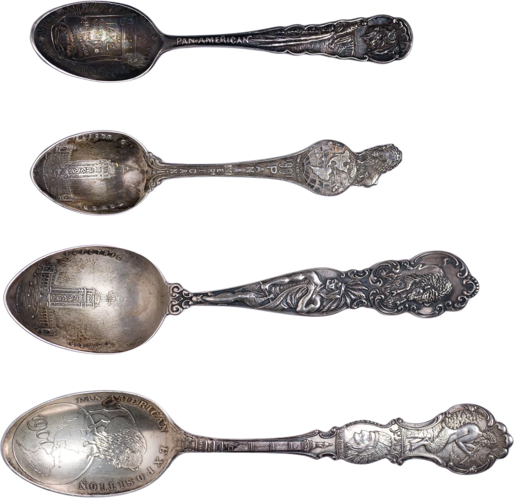 1901 Pan-American Expo Spoon Quartet