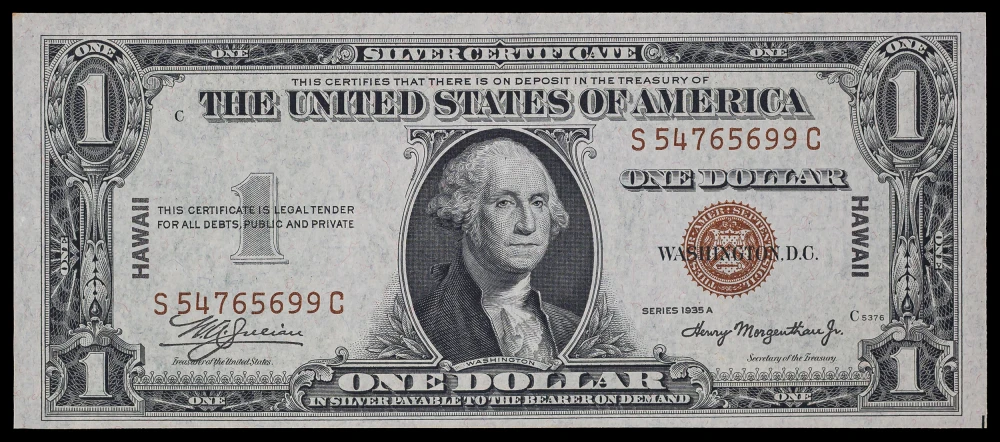 VF 1935-A Hawaii Overprint $1