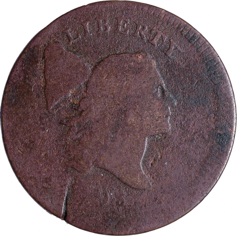 VG Details 1795 Half Cent
