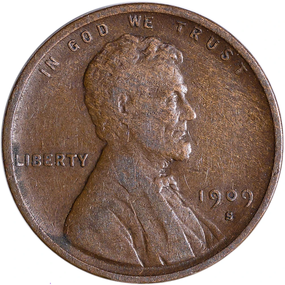 VF-20 1909-S V.D.B. Lincoln Cent
