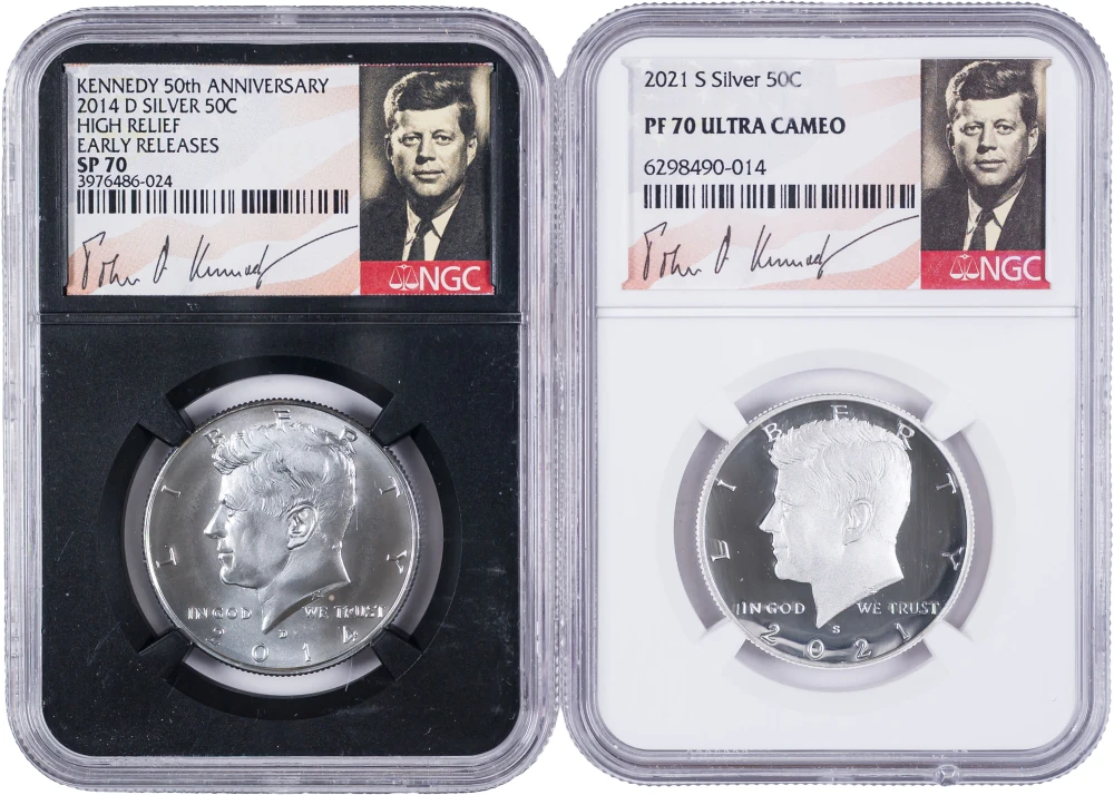 NGC Certified Better Kennedy Half Pair