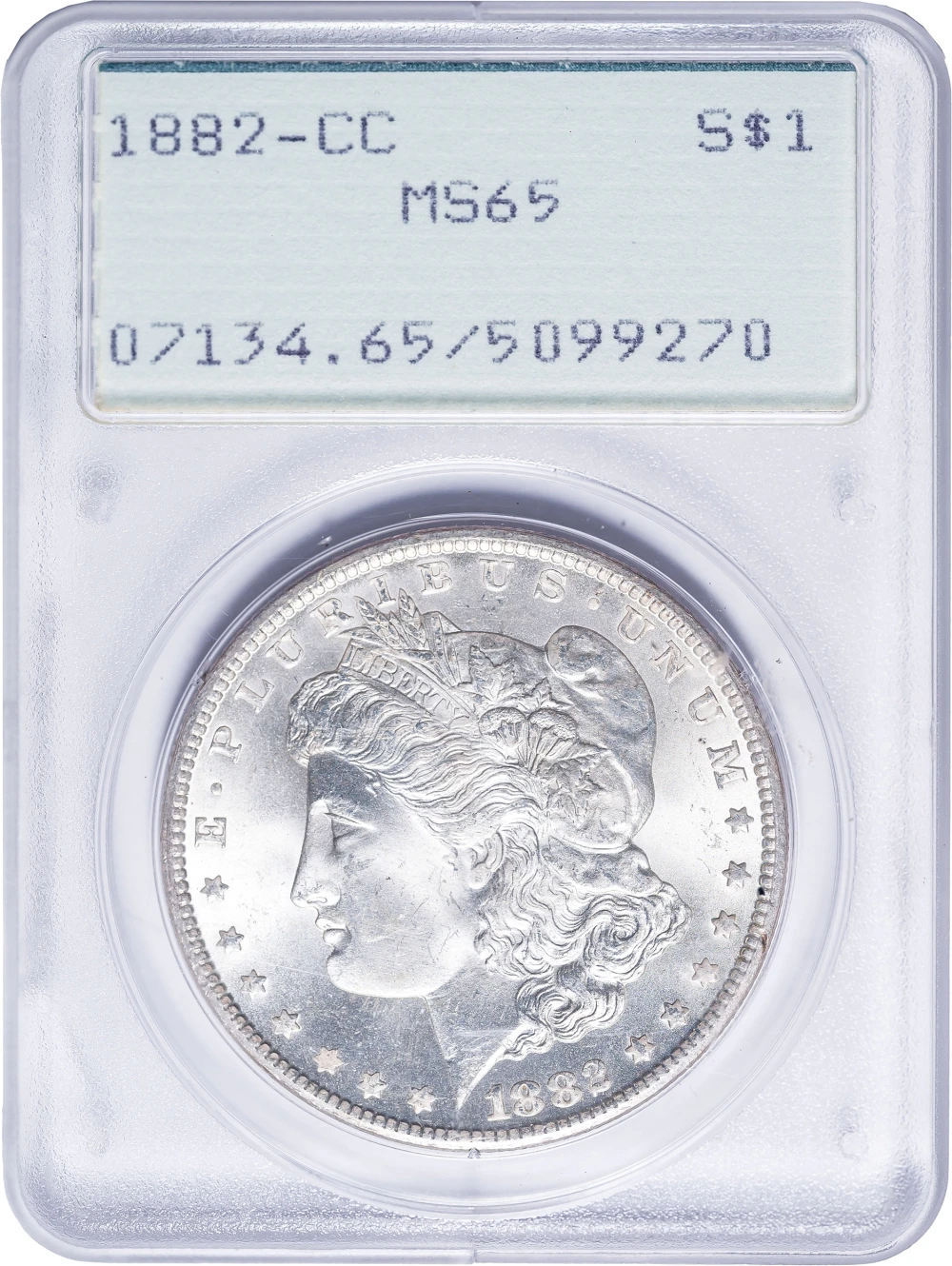PCGS MS-65 1882-CC Morgan Dollar