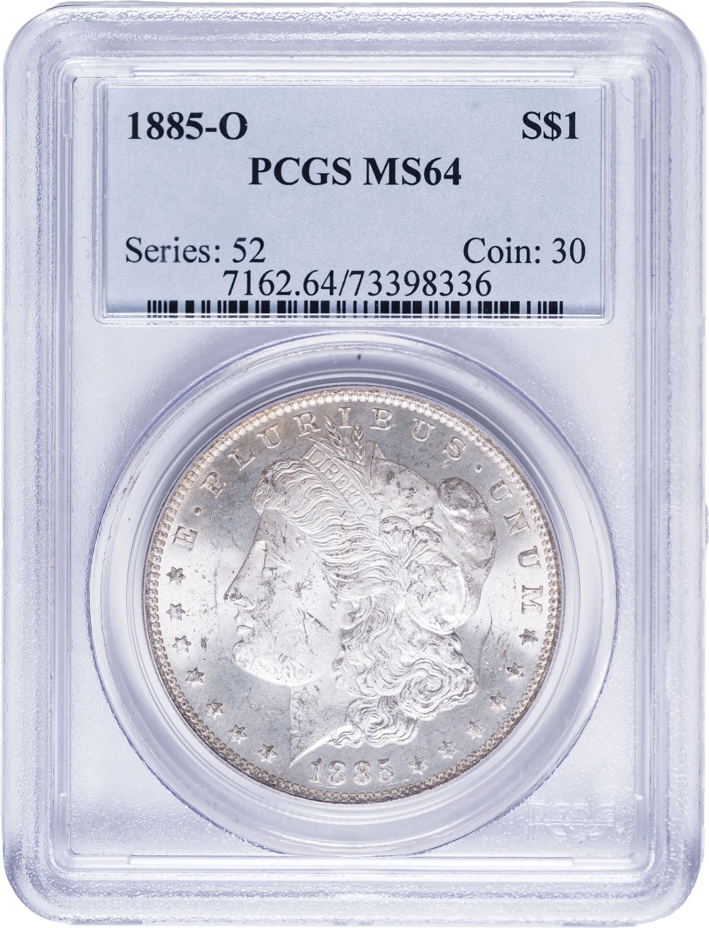 PCGS MS-64 1885-O Morgan Dollar