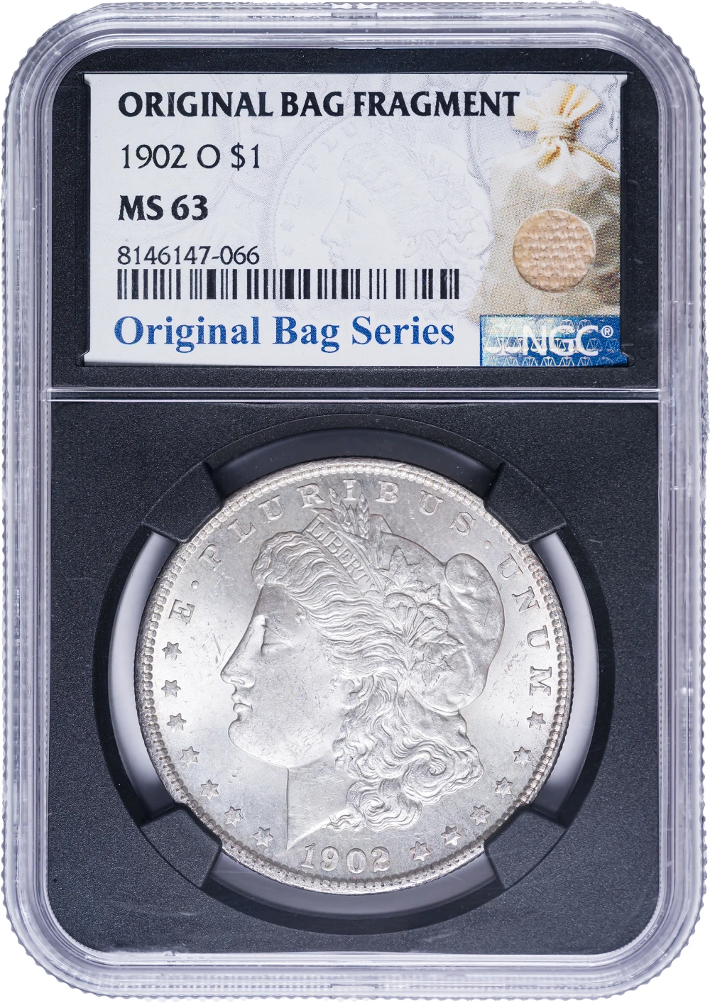 Special Holder NGC MS-63 1902-O Morgan Dollar