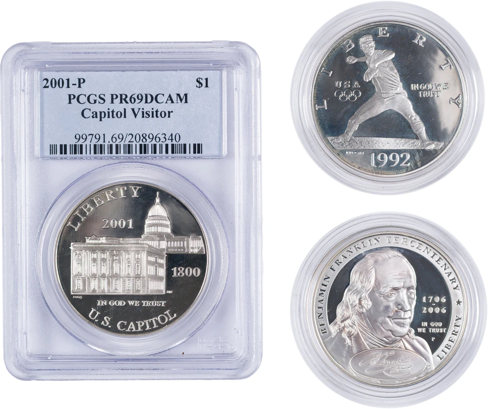 3 Different Modern Commemoratives