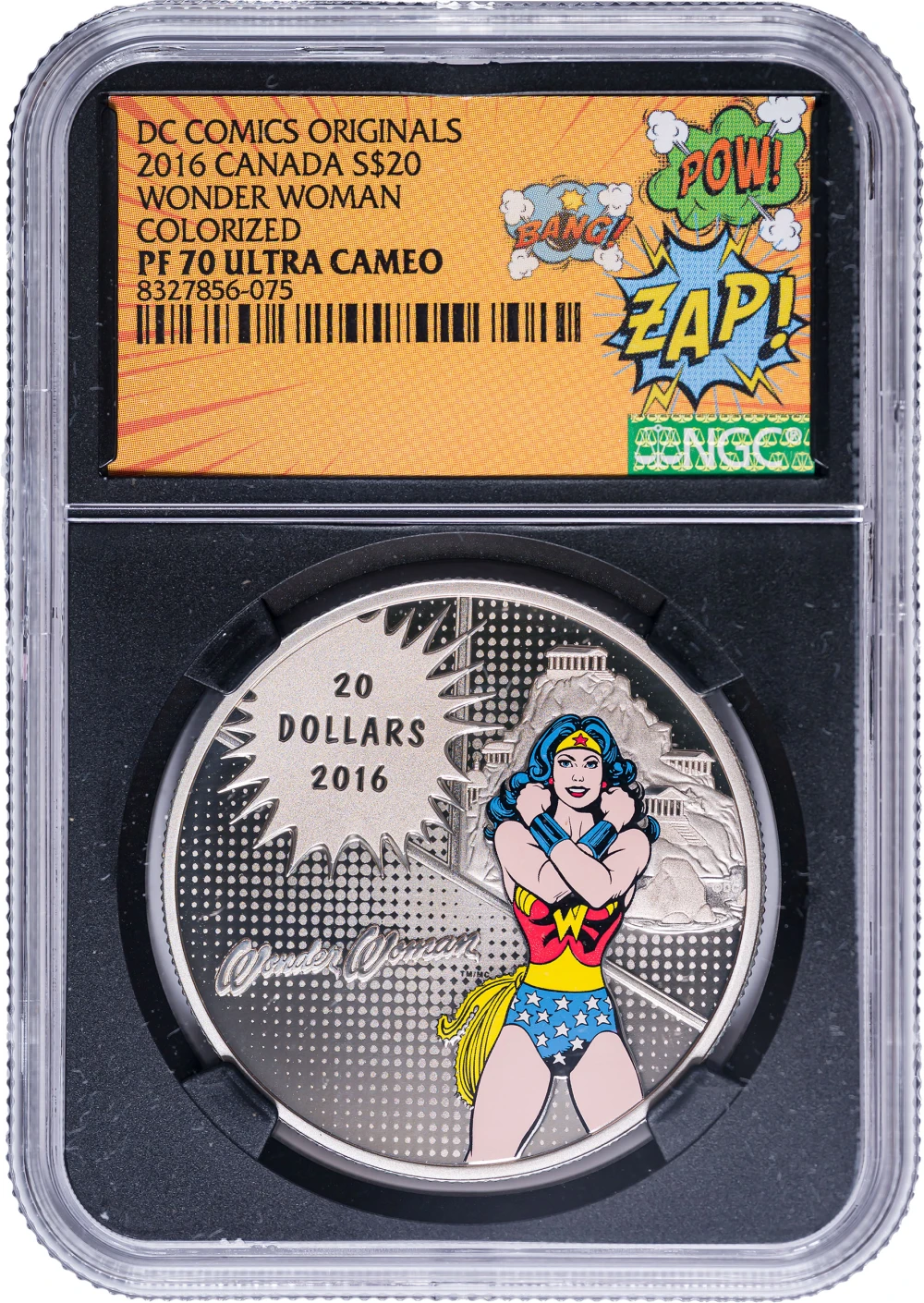 NGC PF-70 UC 2016 DC Wonder Woman Silver $20