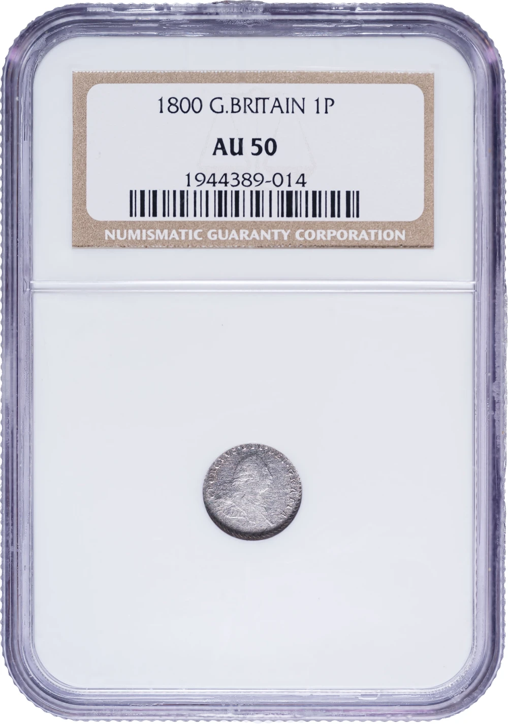 Great Britain. NGC AU-50 1800 Silver Maundy Penny