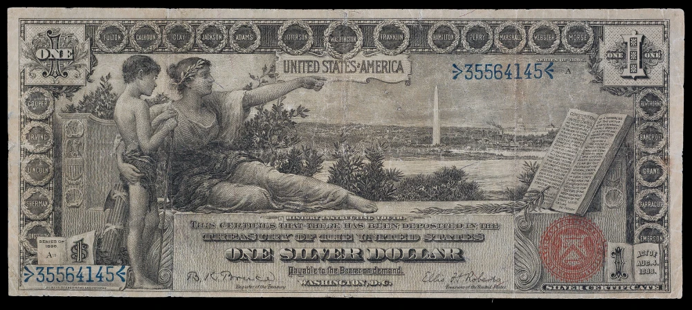 VF Series 1896 $1 Educational Note