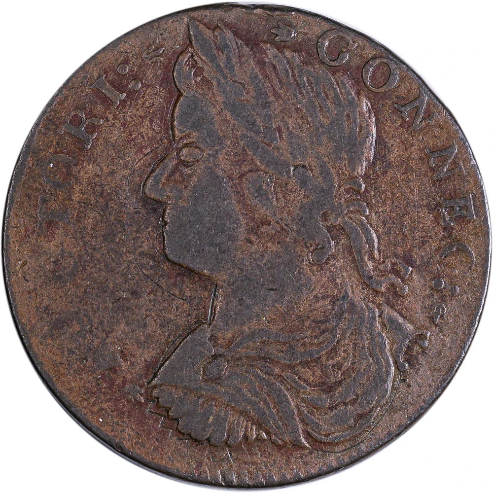 Connecticut. Fine-12 1787 Copper