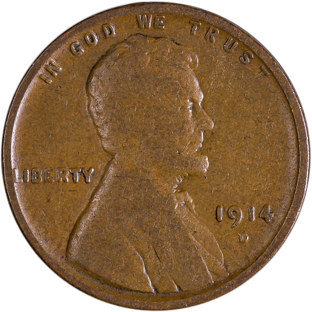 VG-8 1914-D Lincoln Cent