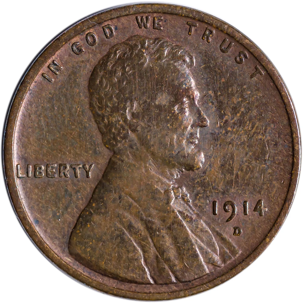 VF-20 Details 1914-D Lincoln Cent