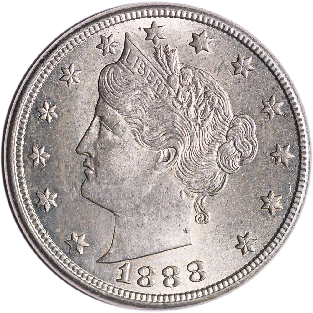 BU-62 1888 Liberty Nickel