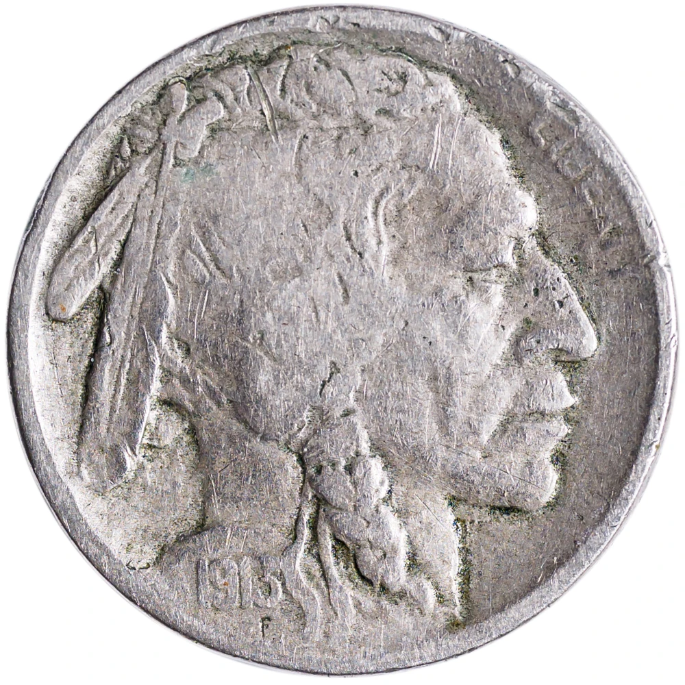 F-12 Details 1913-S TII Buffalo Nickel
