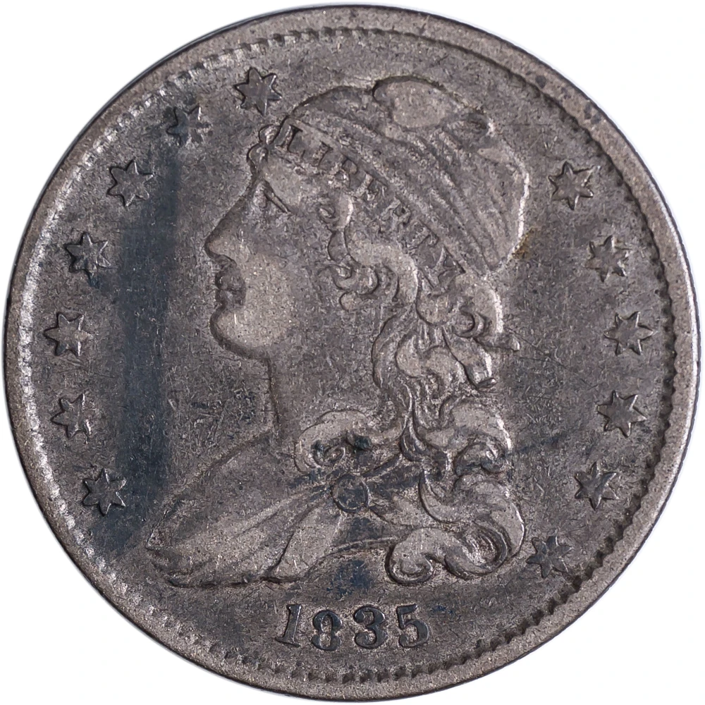 VF-35 or Finer 1835 Capped Bust Quarter