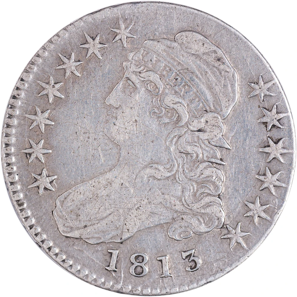 VF-35 1813 Capped Bust Half Dollar