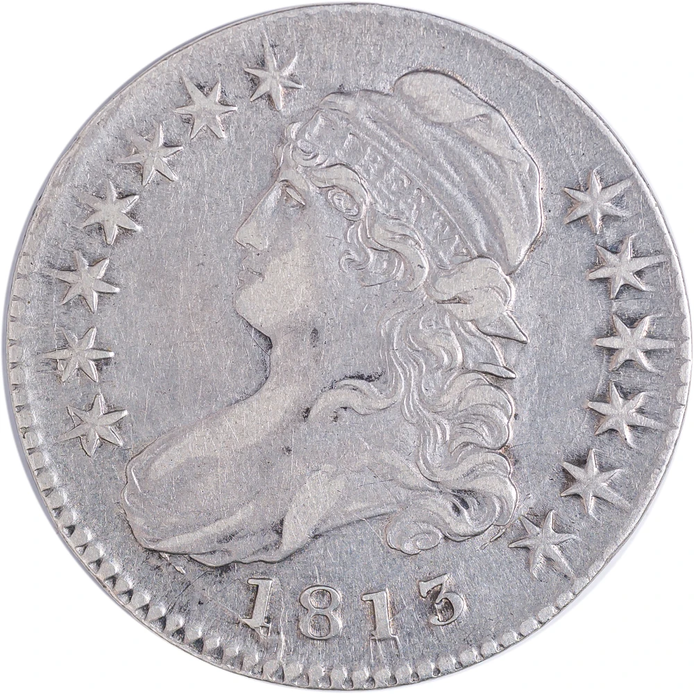 EF-40 1813 Capped Bust Half Dollar