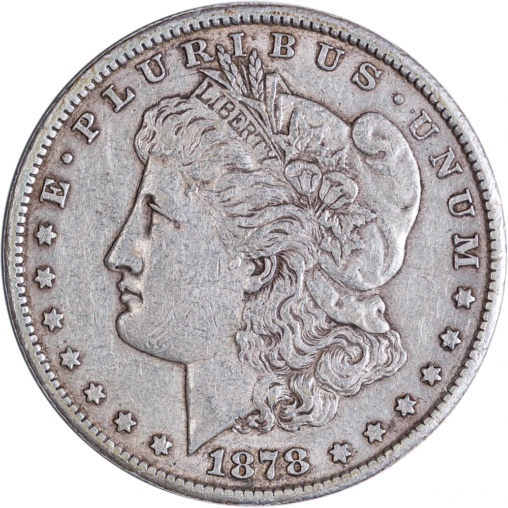 EF-45 1878-CC Morgan Dollar