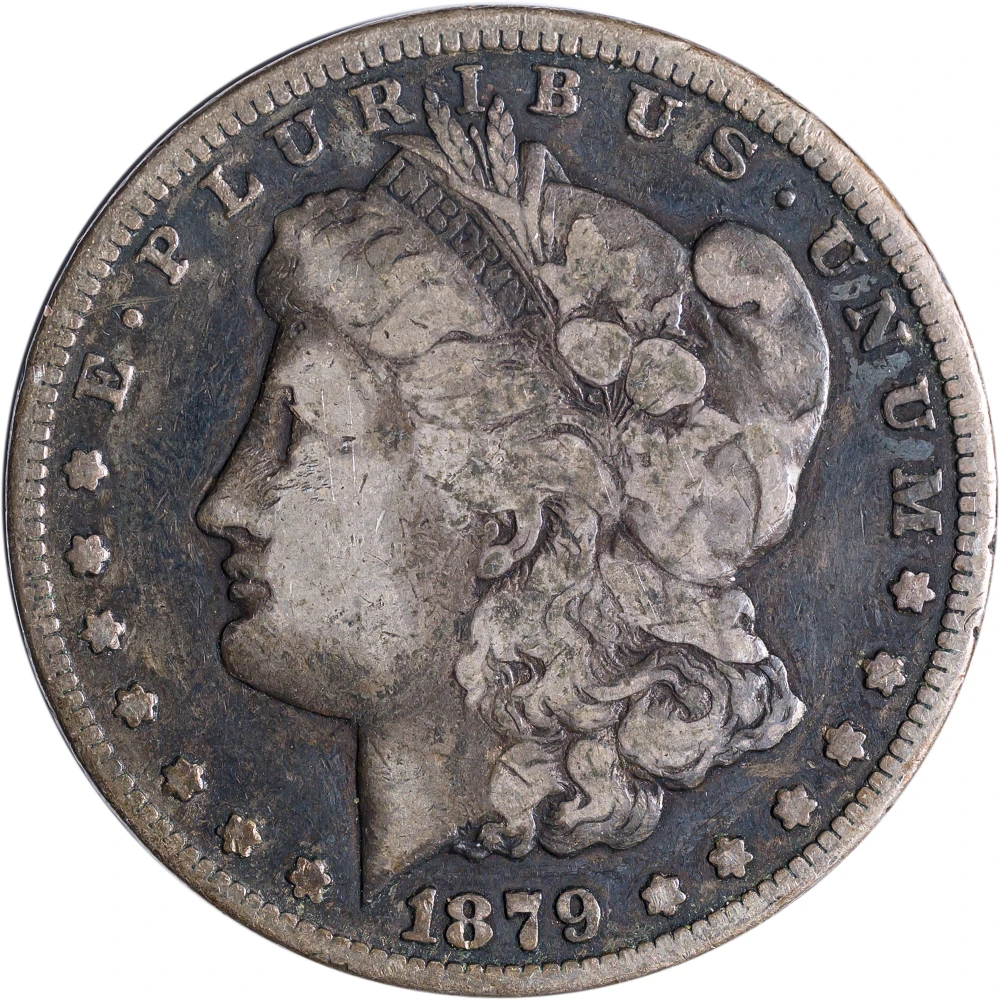 F-12 1879-CC Morgan Dollar