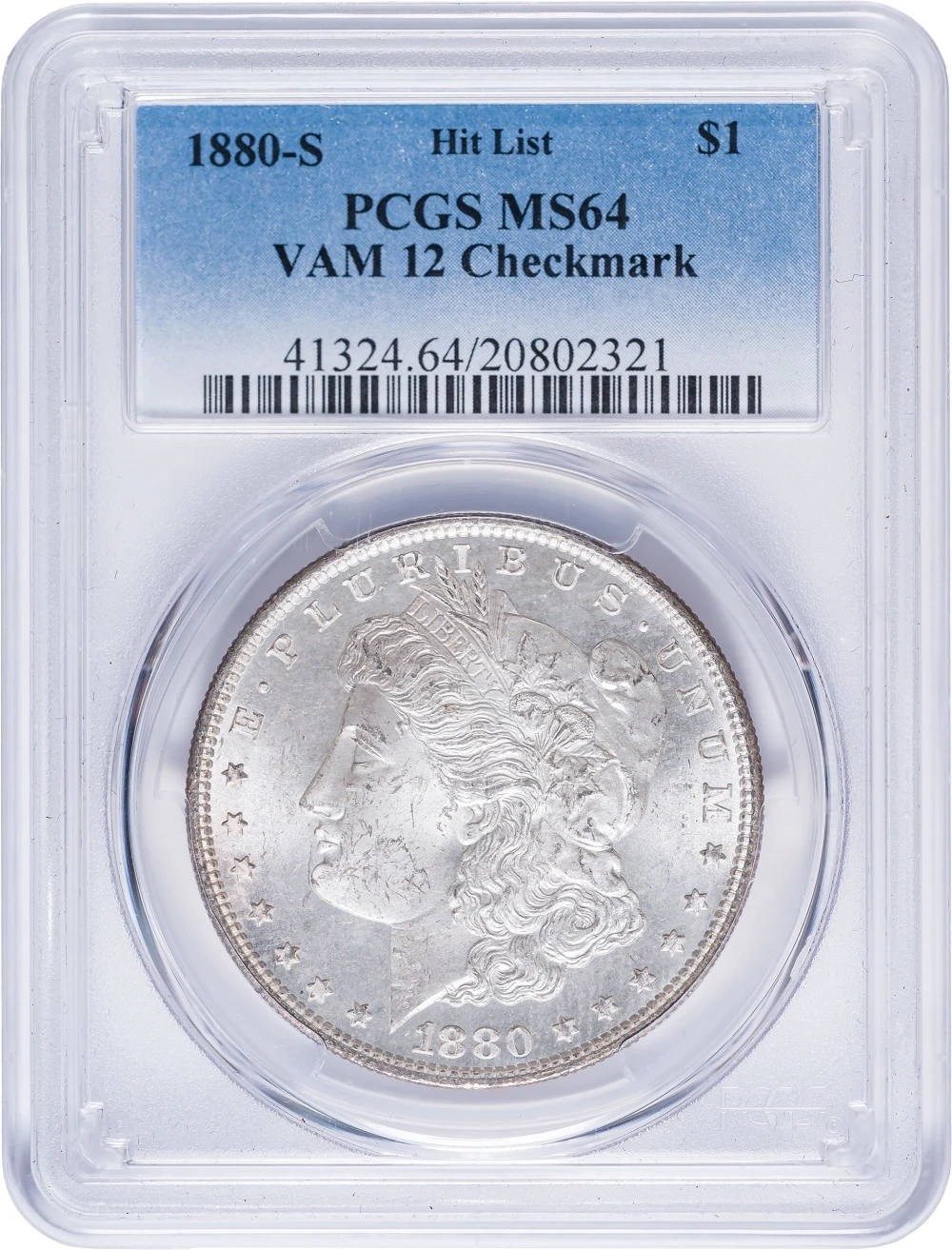 PCGS MS-64 VAM-12 1880-S Morgan Dollar