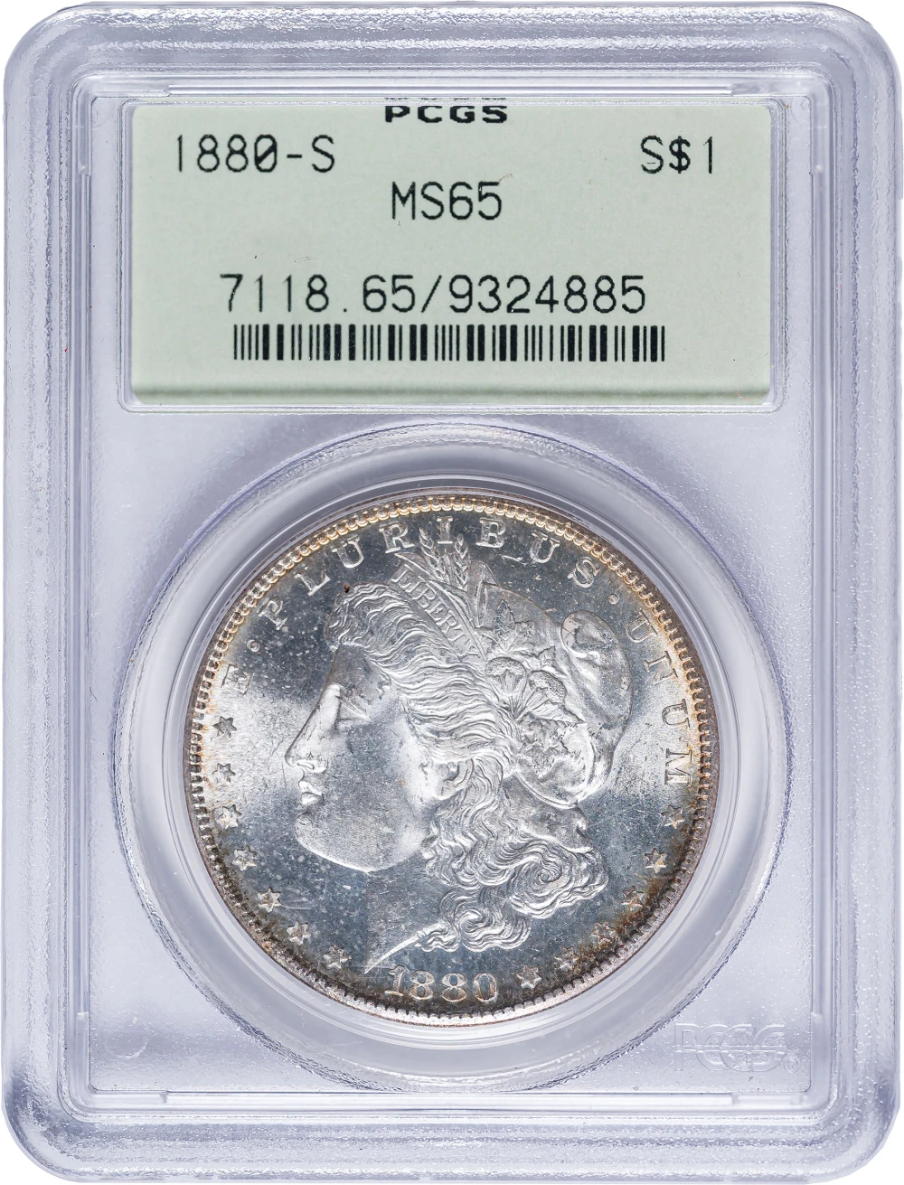 PCGS MS-65 1880-S Morgan Dollar