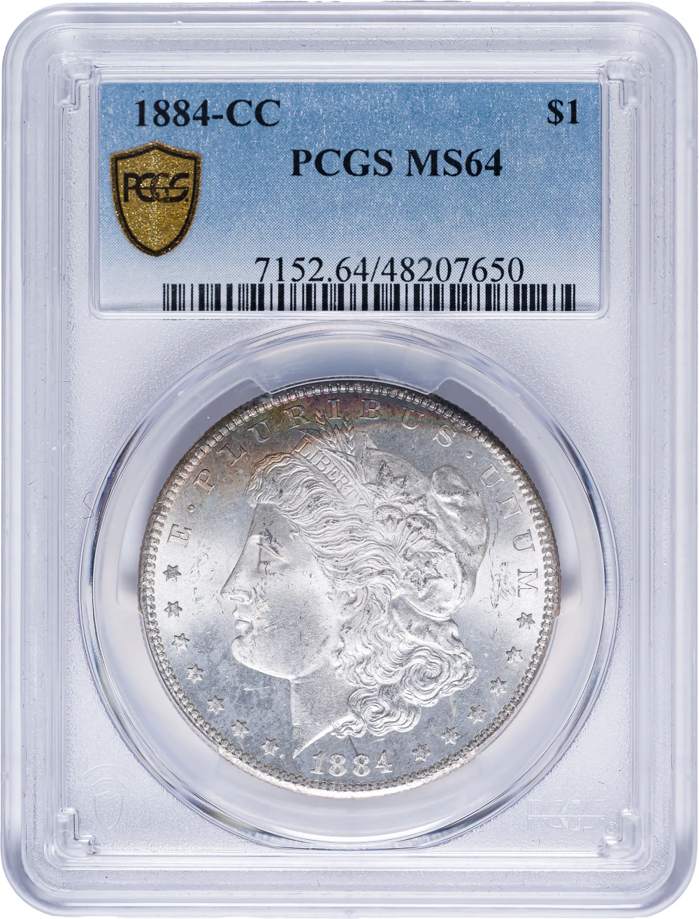 PCGS MS-64 1884-CC Morgan Dollar