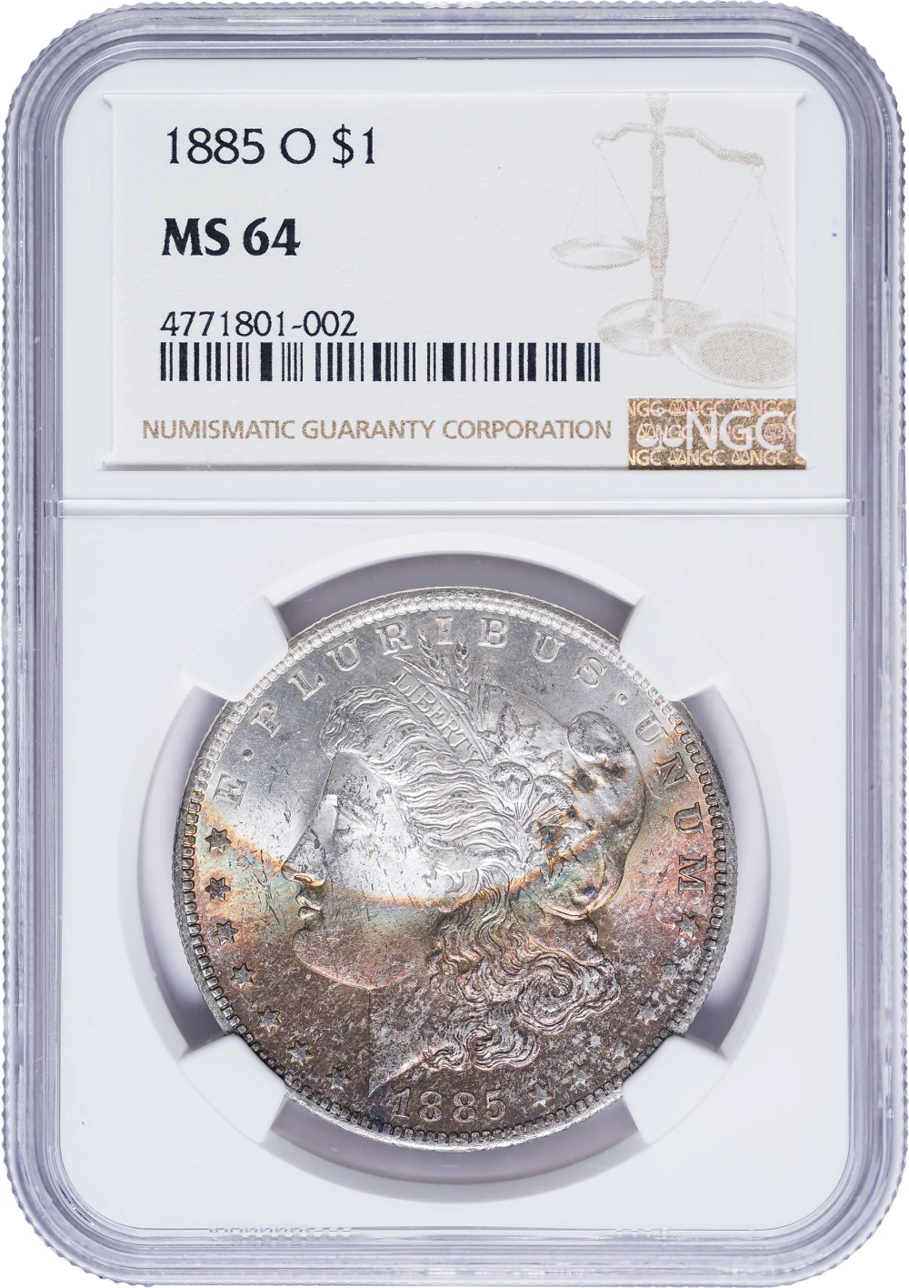 NGC MS-64 1885-O Morgan Dollar