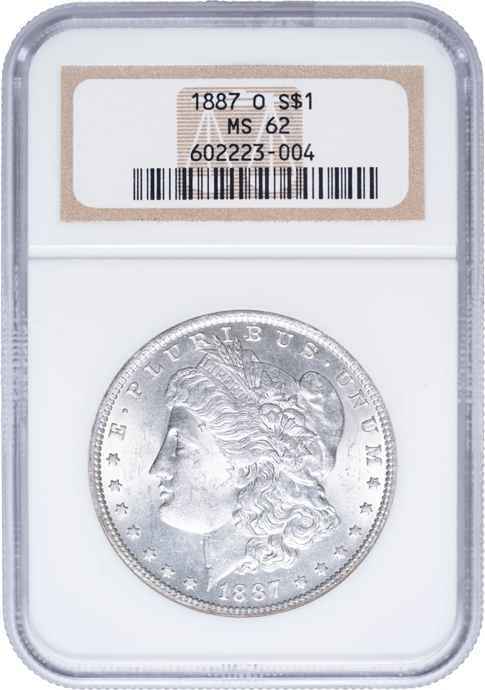NGC MS-62 1887-O Morgan Dollar