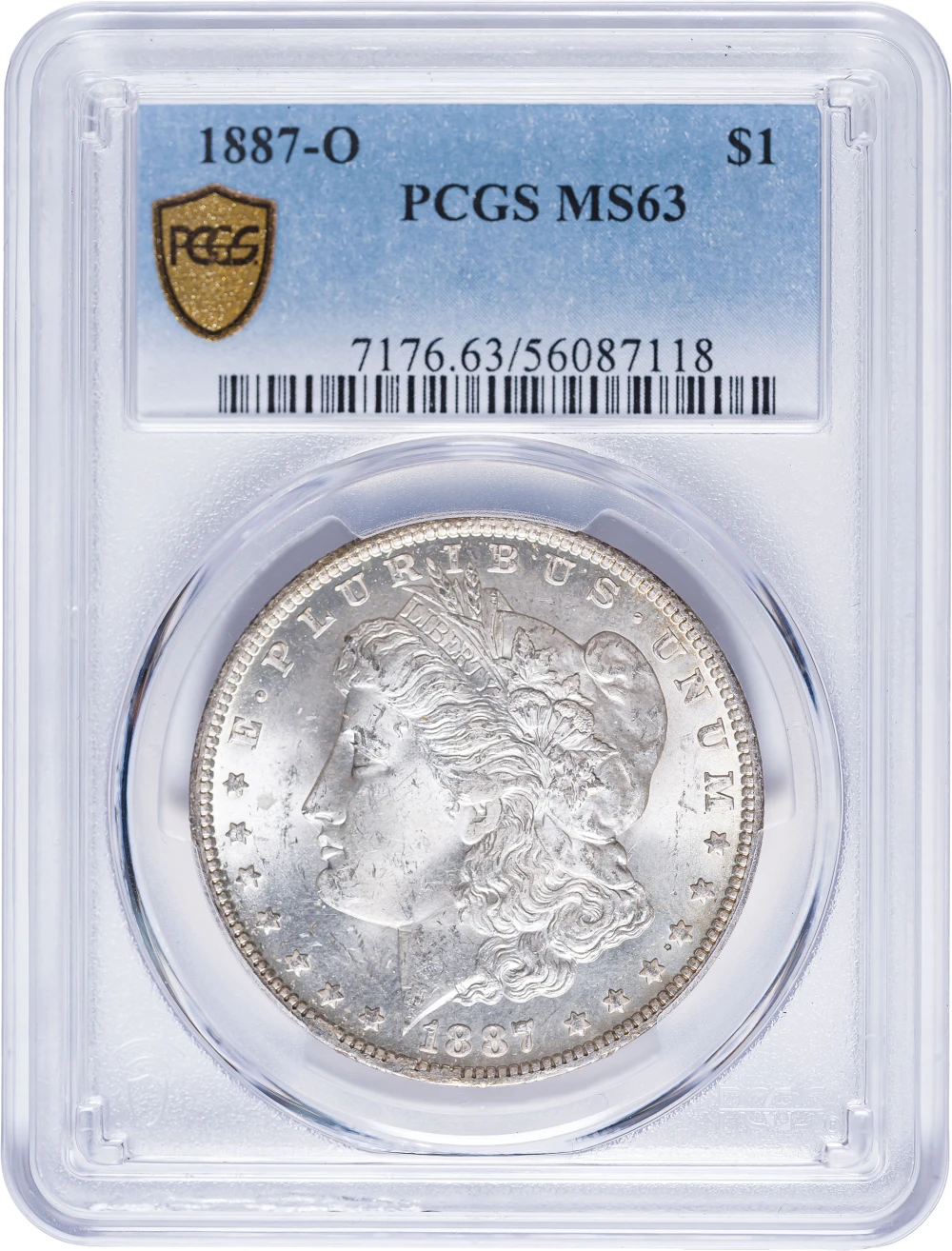 PCGS MS-63 1887-O Morgan Dollar
