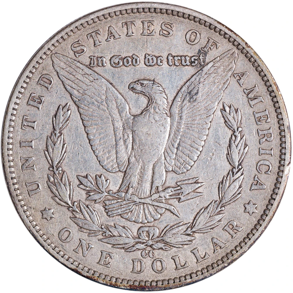EF-40 1891-CC Morgan Dollar