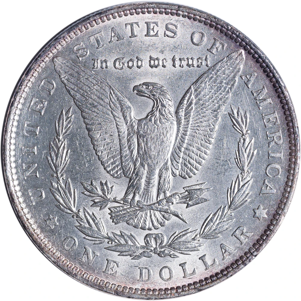 AU-58 1892 Morgan Dollar