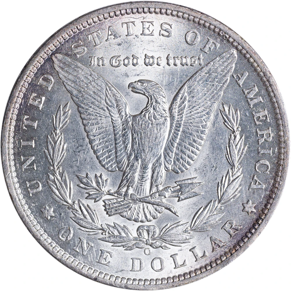 Choice AU-55 1892-O Morgan Dollar