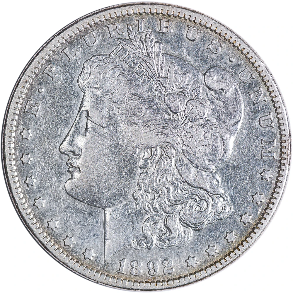 EF Details 1892-S Morgan Dollar