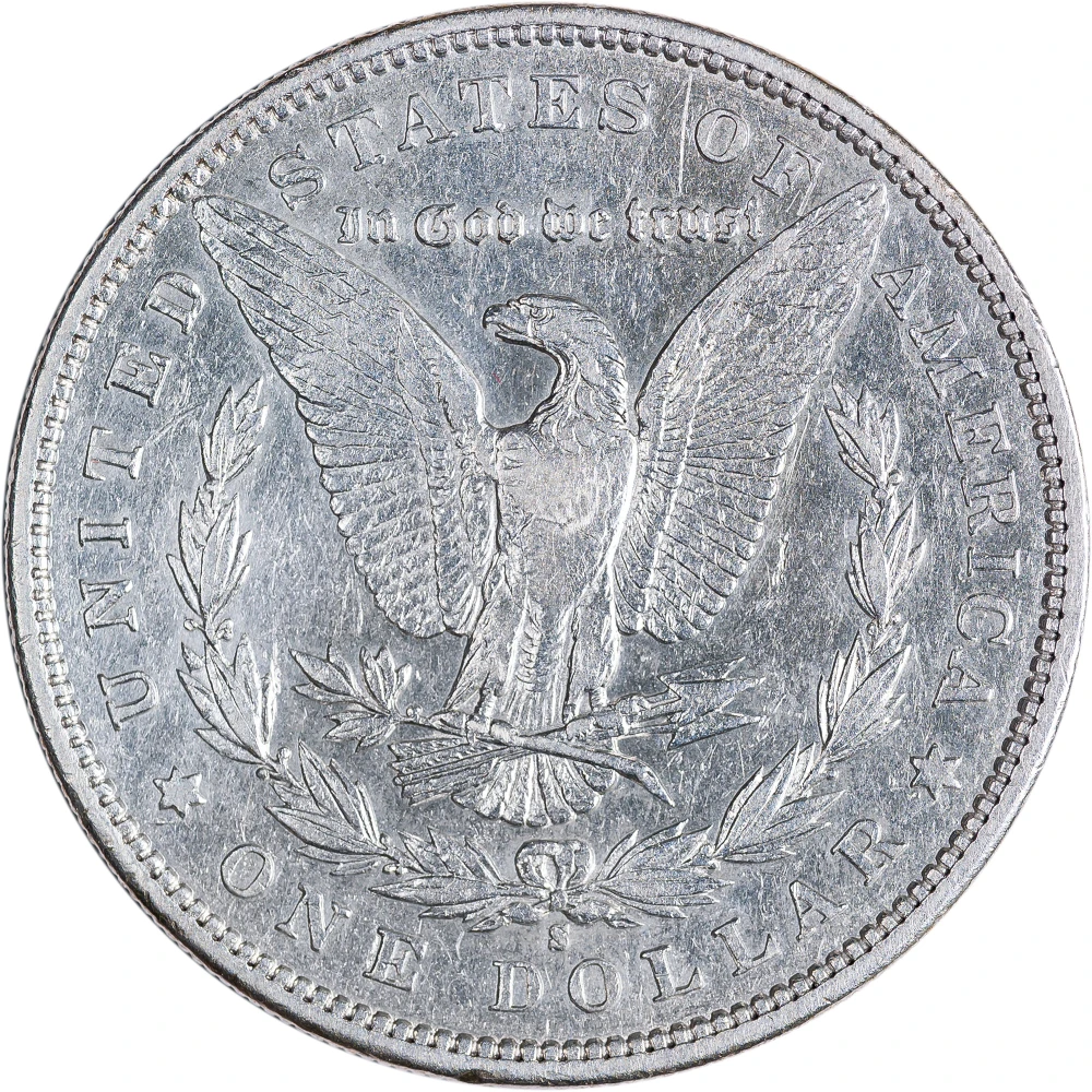 EF Details 1892-S Morgan Dollar