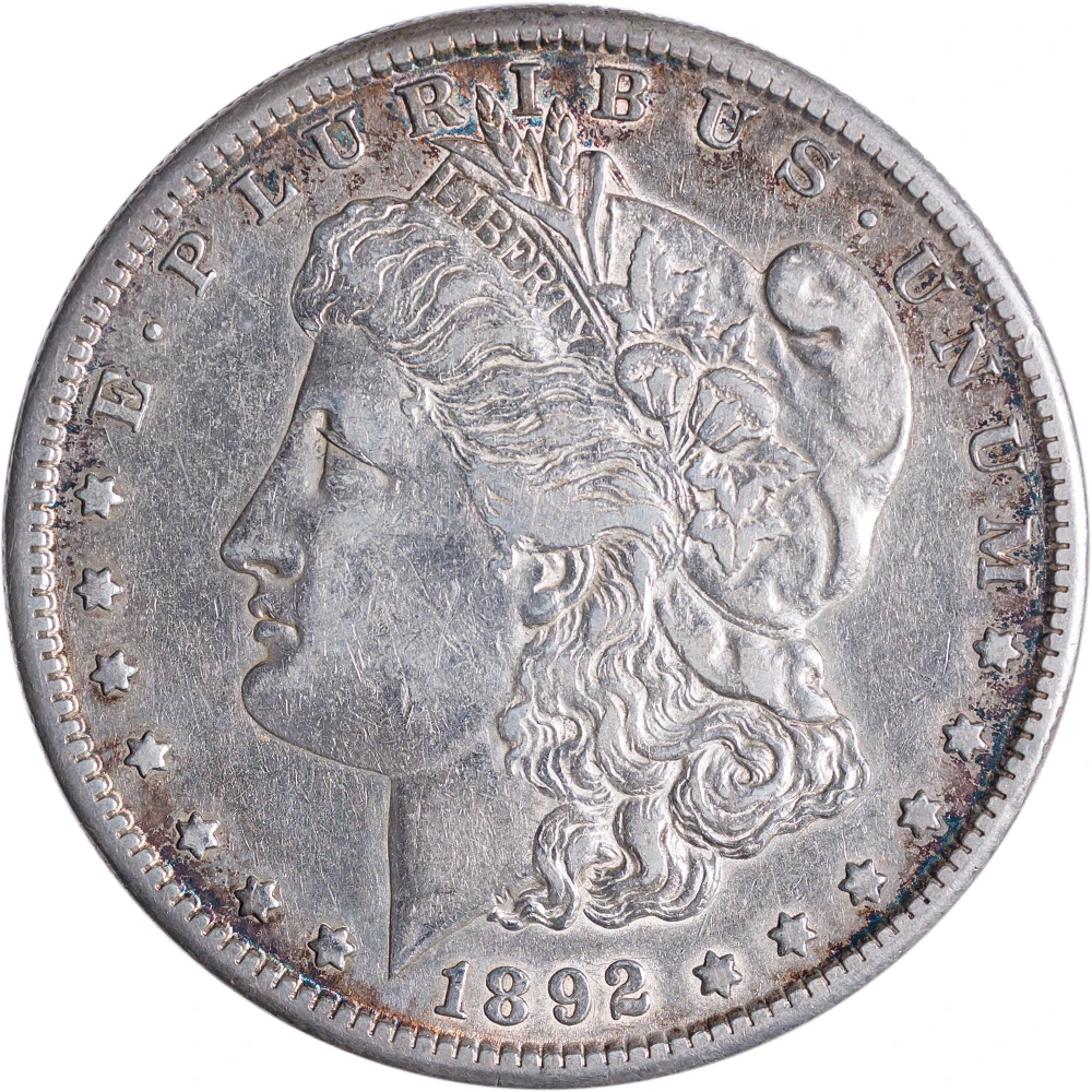 EF-45 Details 1892-S Morgan Dollar