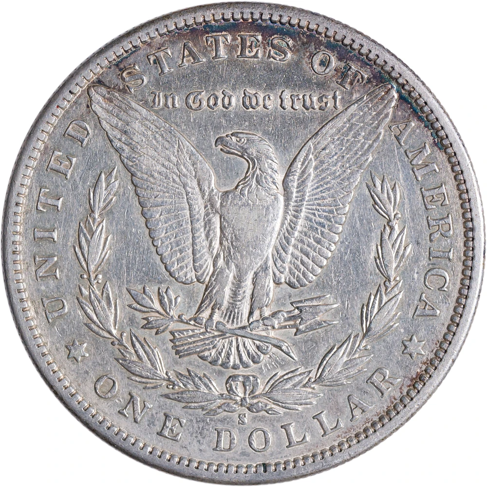 EF-45 Details 1892-S Morgan Dollar