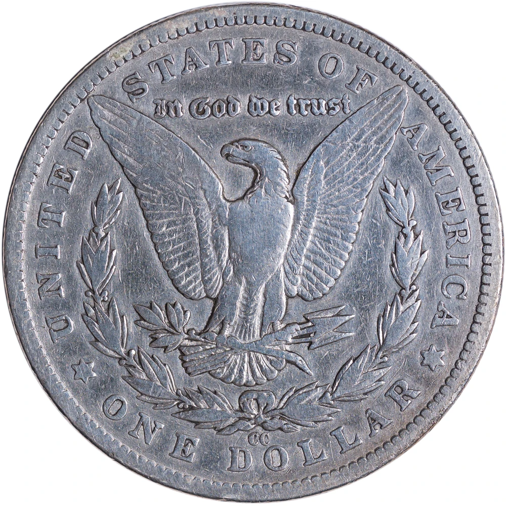 F-12 1892-CC Morgan Dollar