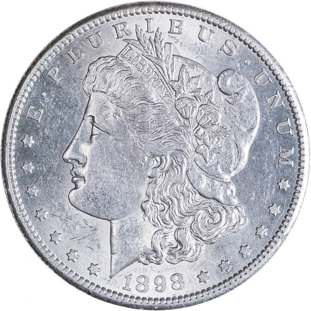 Borderline UNC-58 1898-S Morgan Dollar