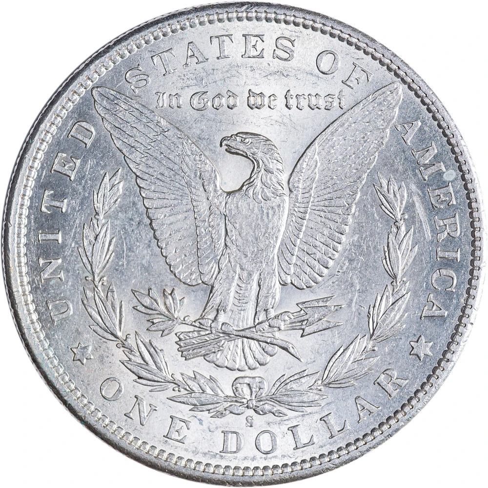 Borderline UNC-58 1898-S Morgan Dollar