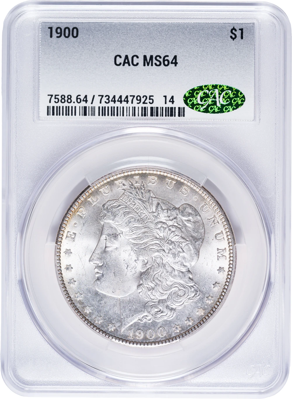 CACG MS-64 1900 Morgan Dollar