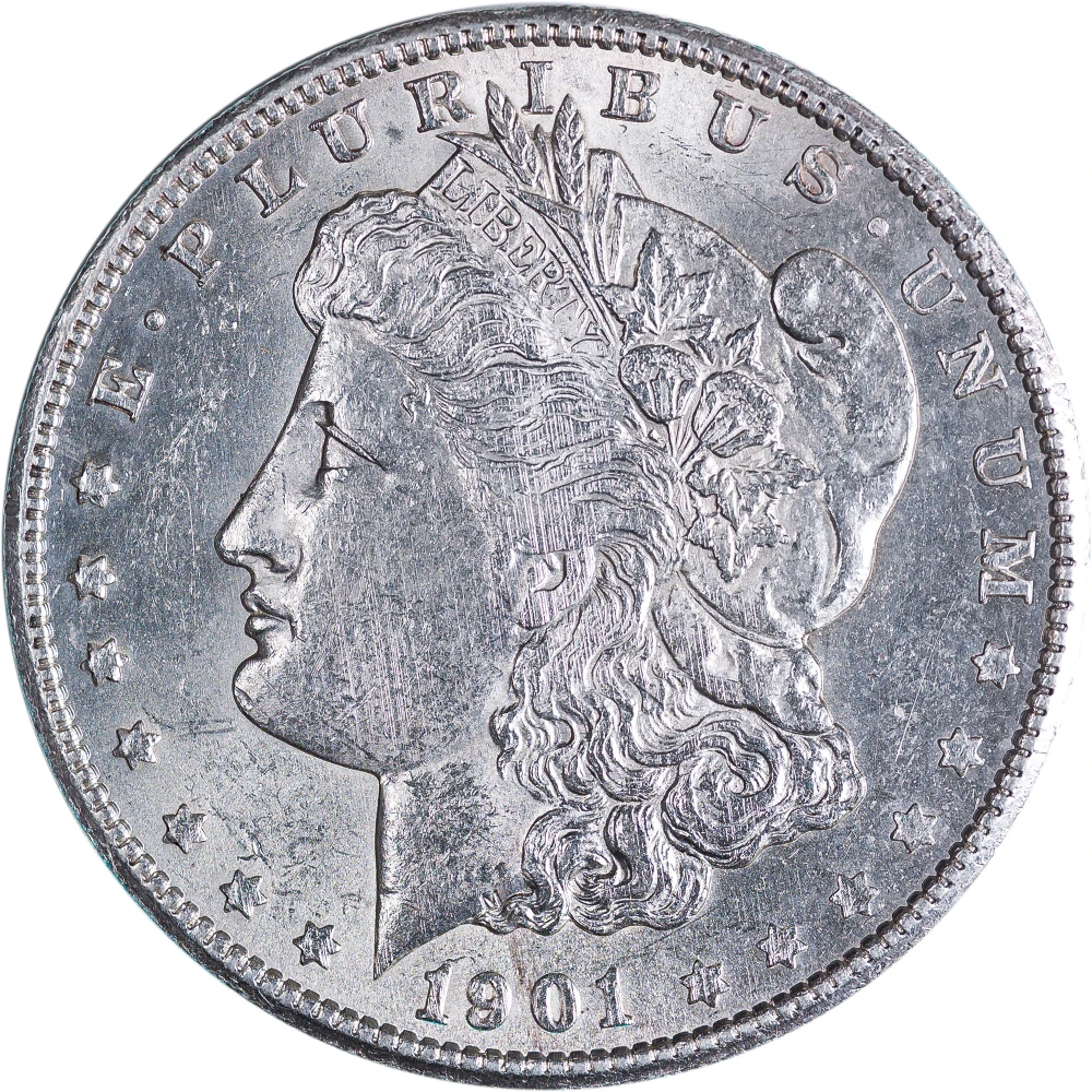 BU-60+ 1901-S Morgan Dollar